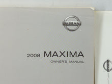 2008 Nissan Maxima Owners Manual Book Guide OEM Used Auto Parts