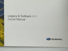 2011 Subaru Legacy Owners Manual Book Guide OEM Used Auto Parts