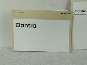 2018 Hyundai Elantra Owners Manual Book Guide OEM Used Auto Parts