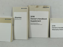 2018 Hyundai Elantra Owners Manual Book Guide OEM Used Auto Parts