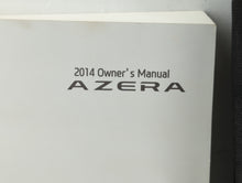 2014 Hyundai Azera Owners Manual Book Guide OEM Used Auto Parts