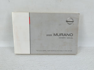 2005 Nissan Murano Owners Manual Book Guide OEM Used Auto Parts