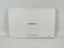 2005 Nissan Murano Owners Manual Book Guide OEM Used Auto Parts