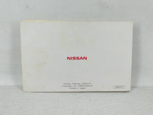 2005 Nissan Murano Owners Manual Book Guide OEM Used Auto Parts