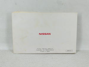 2005 Nissan Murano Owners Manual Book Guide OEM Used Auto Parts