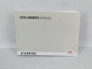 2016 Kia Forte Owners Manual Book Guide OEM Used Auto Parts