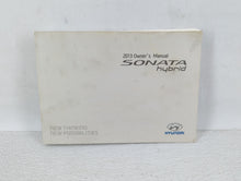 2013 Hyundai Sonata Owners Manual Book Guide OEM Used Auto Parts