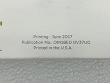 2018 Infiniti Q50 Owners Manual Book Guide OEM Used Auto Parts