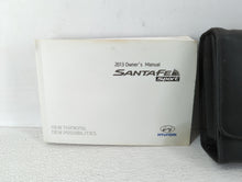 2013 Hyundai Santa Fe Sport Owners Manual Book Guide OEM Used Auto Parts