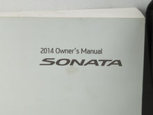 2014 Hyundai Sonata Owners Manual Book Guide OEM Used Auto Parts