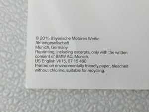 2015 Bmw 328i Owners Manual Book Guide OEM Used Auto Parts