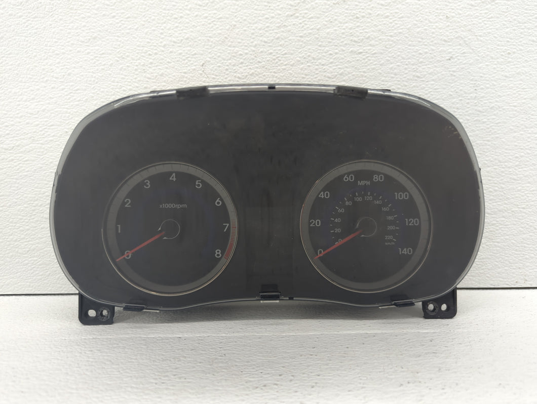 2012-2014 Hyundai Accent Instrument Cluster Speedometer Gauges P/N:94001-1R000 Fits 2012 2013 2014 OEM Used Auto Parts