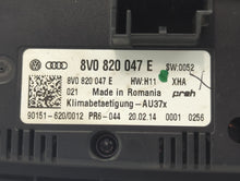 2015-2018 Audi A3 Climate Control Module Temperature AC/Heater Replacement P/N:8V0 820 047 E 8V0 820 043 C Fits OEM Used Auto Parts