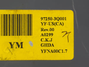 2011-2013 Hyundai Sonata Climate Control Module Temperature AC/Heater Replacement P/N:97250-3Q150 97250-3Q001 Fits 2011 2012 2013 OEM Used Auto Parts