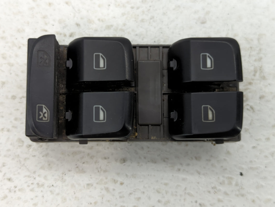 2009-2012 Audi A4 Master Power Window Switch Replacement Driver Side Left P/N:8R1 867 171 8K1 867 171 Fits 2009 2010 2011 2012 OEM Used Auto Parts