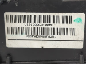 2011-2014 Hyundai Sonata Fusebox Fuse Box Panel Relay Module P/N:91200-3Q100 91750-3Q070 Fits 2011 2012 2013 2014 OEM Used Auto Parts