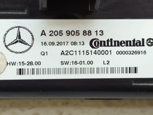 2016 Mercedes-Benz C450 Amg Climate Control Module Temperature AC/Heater Replacement P/N:A 205 905 47 06 A 205 905 81 05 Fits OEM Used Auto Parts