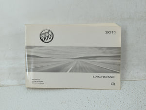 2011 Buick Lacrosse Owners Manual Book Guide OEM Used Auto Parts