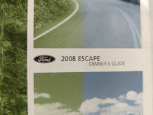 2008 Ford Escape Owners Manual Book Guide OEM Used Auto Parts