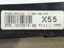 2012-2014 Hyundai Azera Climate Control Module Temperature AC/Heater Replacement P/N:97250-3V551 7HGX55HHM001 Fits 2012 2013 2014 OEM Used Auto Parts