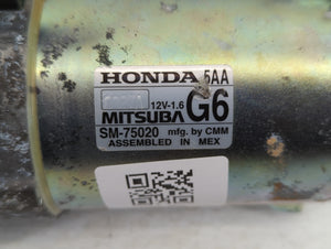 2016-2017 Honda Civic Car Starter Motor Solenoid OEM P/N:SM-75020 Fits 2016 2017 2020 OEM Used Auto Parts