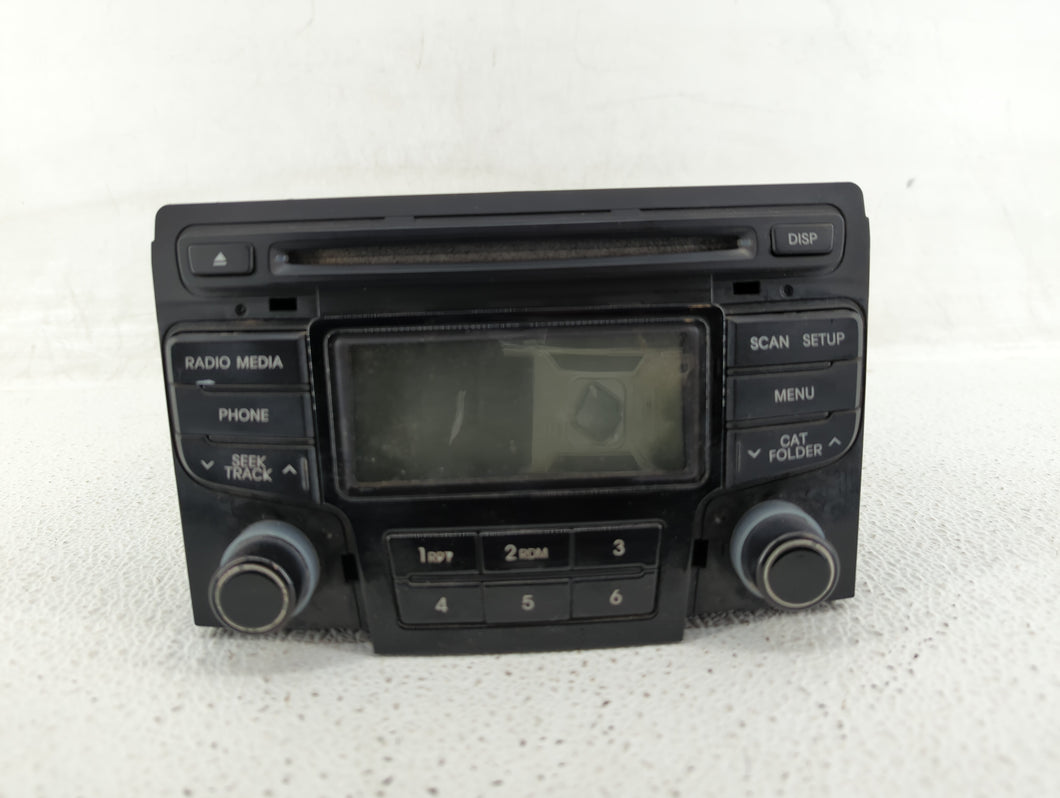 2013-2014 Hyundai Sonata Radio AM FM Cd Player Receiver Replacement P/N:96180-3Q700 96180-3Q8504X Fits 2013 2014 OEM Used Auto Parts