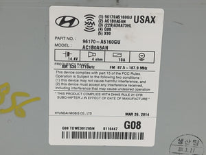 2013-2015 Hyundai Elantra Gt Radio AM FM Cd Player Receiver Replacement P/N:96170-A5160 96170-A5170 Fits 2013 2014 2015 OEM Used Auto Parts