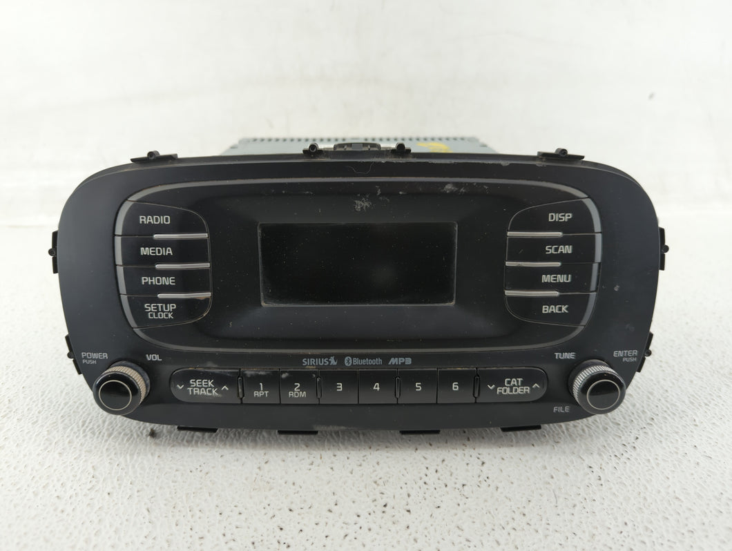 2014-2016 Kia Soul Radio AM FM Cd Player Receiver Replacement P/N:96170-B2090CA Fits 2014 2015 2016 OEM Used Auto Parts