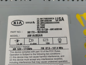 2014-2016 Kia Soul Radio AM FM Cd Player Receiver Replacement P/N:96170-B2090CA Fits 2014 2015 2016 OEM Used Auto Parts