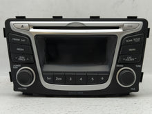 2014 Hyundai Accent Radio AM FM Cd Player Receiver Replacement P/N:96170-1R1104X 96170-1R1104 Fits OEM Used Auto Parts