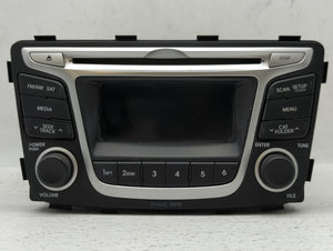 2014 Hyundai Accent Radio AM FM Cd Player Receiver Replacement P/N:96170-1R1104X 96170-1R1104 Fits OEM Used Auto Parts