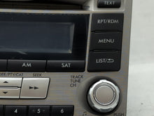 2012-2014 Subaru Legacy Radio AM FM Cd Player Receiver Replacement P/N:86201AJ61A 86271AJ60B Fits 2012 2013 2014 OEM Used Auto Parts