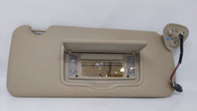 2004 Cadillac Srx Passenger Right Sun Visor Sunvisor Tan - Oemusedautoparts1.com