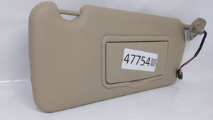 2004 Cadillac Srx Passenger Right Sun Visor Sunvisor Tan - Oemusedautoparts1.com