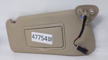 2004 Cadillac Srx Passenger Right Sun Visor Sunvisor Tan - Oemusedautoparts1.com