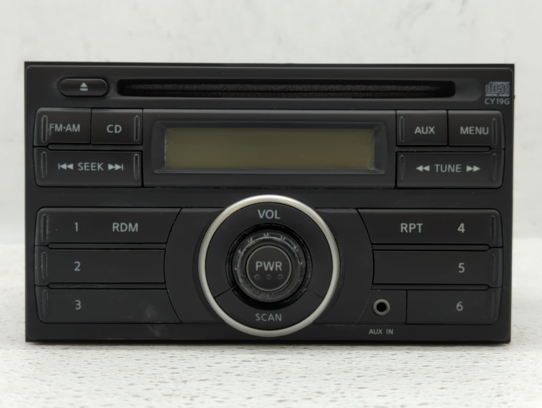 2012-2014 Nissan Versa Radio AM FM Cd Player Receiver Replacement P/N:28185 3AN0A 28185 3AN1A Fits 2012 2013 2014 OEM Used Auto Parts