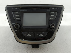 2014-2016 Hyundai Elantra Radio AM FM Cd Player Receiver Replacement P/N:96170-3X156GU Fits 2014 2015 2016 OEM Used Auto Parts