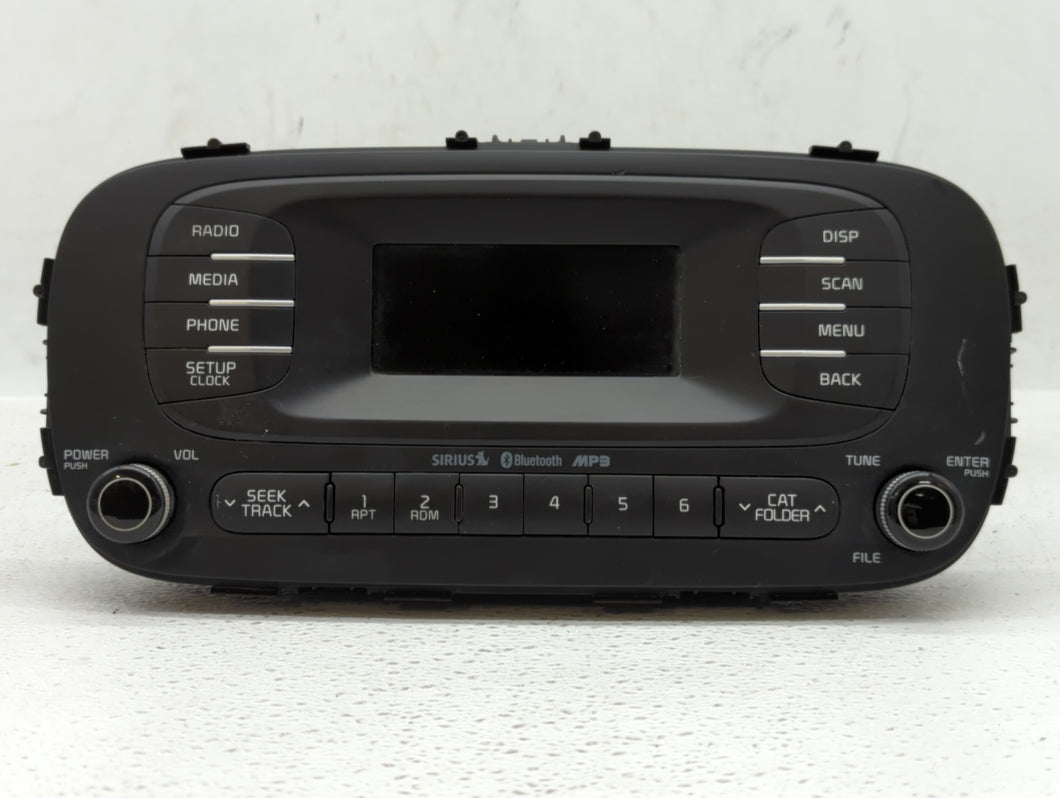 2014-2016 Kia Soul Radio AM FM Cd Player Receiver Replacement P/N:96170-B2090CA 96180-B2200CA Fits 2014 2015 2016 OEM Used Auto Parts