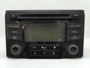 2013-2014 Hyundai Sonata Radio AM FM Cd Player Receiver Replacement P/N:96180-3Q8504X 96180-3Q8004X Fits 2013 2014 OEM Used Auto Parts