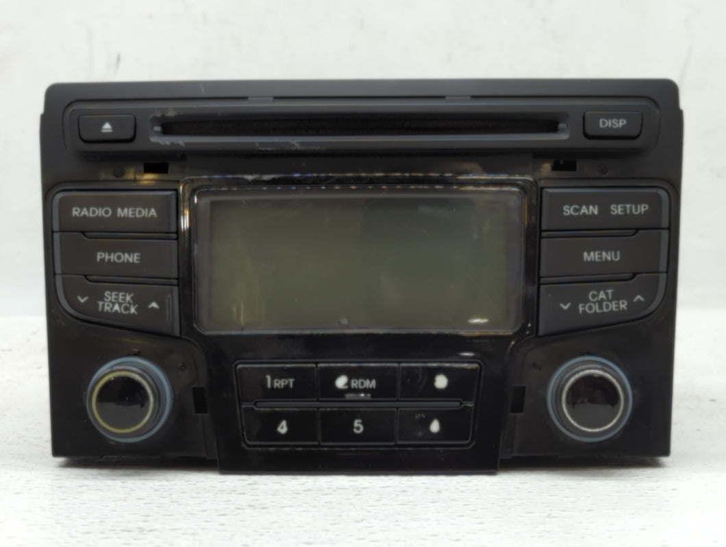 2013-2014 Hyundai Sonata Radio AM FM Cd Player Receiver Replacement P/N:96180-3Q8504X 96180-3Q8004X Fits 2013 2014 OEM Used Auto Parts