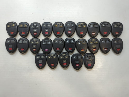 Lot of 25 Chevrolet Keyless Entry Remote Fob OUC60270 | OUC60221 - Oemusedautoparts1.com