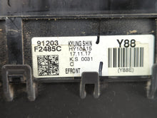 2018 Hyundai Elantra Fusebox Fuse Box Panel Relay Module P/N:91203 F2485C 91203 F2485A Fits OEM Used Auto Parts