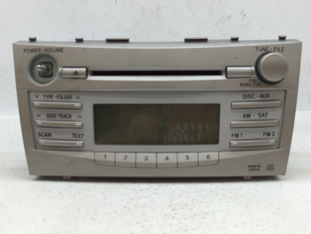 2010-2011 Toyota Camry Radio AM FM Cd Player Receiver Replacement P/N:86120-06480 Fits 2010 2011 OEM Used Auto Parts