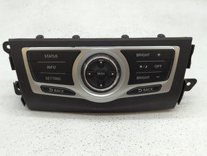 2011-2014 Nissan Murano Radio Control Panel