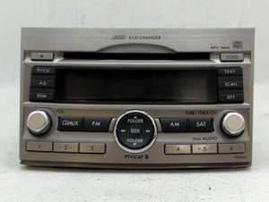 2010-2012 Subaru Legacy Radio AM FM Cd Player Receiver Replacement P/N:86201AJ62A 86201AJ61A Fits 2010 2011 2012 OEM Used Auto Parts