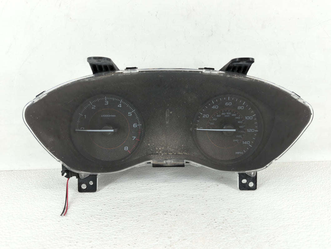 2018 Subaru Xv Crosstrek Instrument Cluster Speedometer Gauges P/N:85002FL160 Fits OEM Used Auto Parts