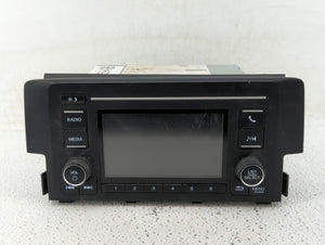 2019-2021 Honda Civic Radio AM FM Cd Player Receiver Replacement P/N:39100-TBA-A41 Fits 2019 2020 2021 OEM Used Auto Parts