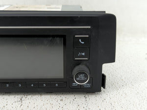 2019-2021 Honda Civic Radio AM FM Cd Player Receiver Replacement P/N:39100-TBA-A41 Fits 2019 2020 2021 OEM Used Auto Parts