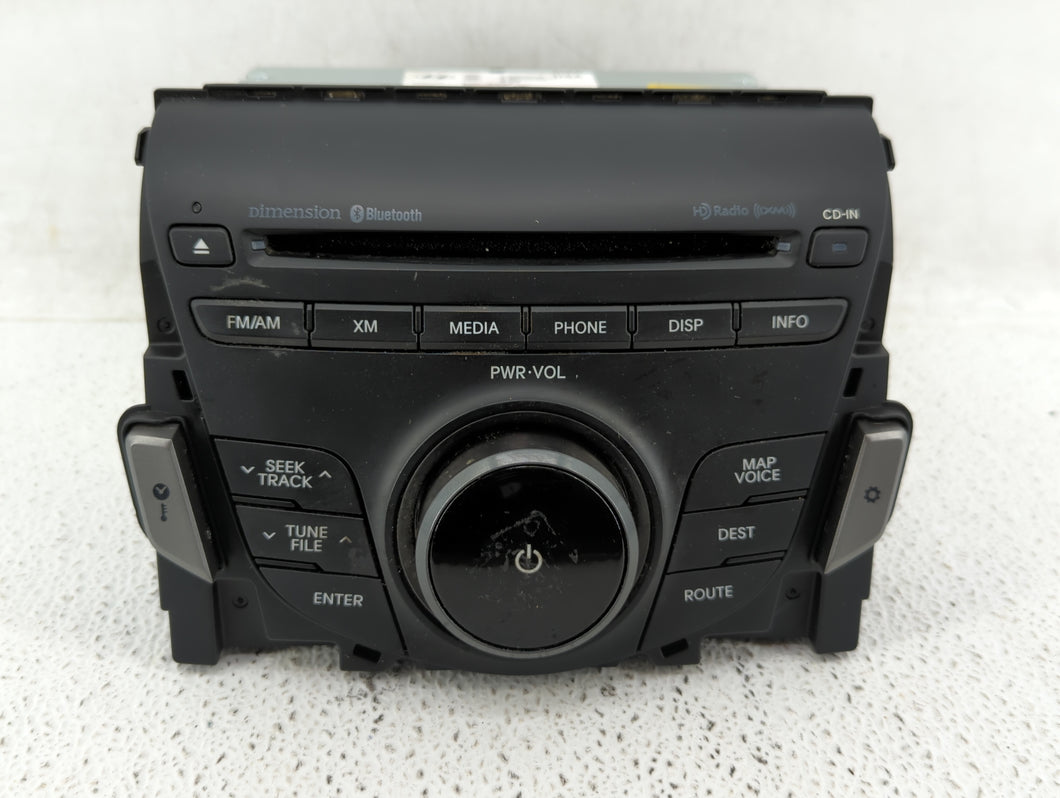 2013 Hyundai Azera Radio AM FM Cd Player Receiver Replacement P/N:96560-3V4514X Fits OEM Used Auto Parts