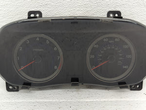 2012-2014 Hyundai Accent Instrument Cluster Speedometer Gauges P/N:94001-1R015 94001-1R000 Fits 2012 2013 2014 OEM Used Auto Parts